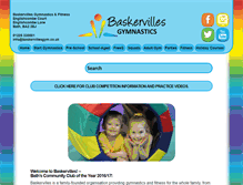 Tablet Screenshot of baskervillesgym.co.uk